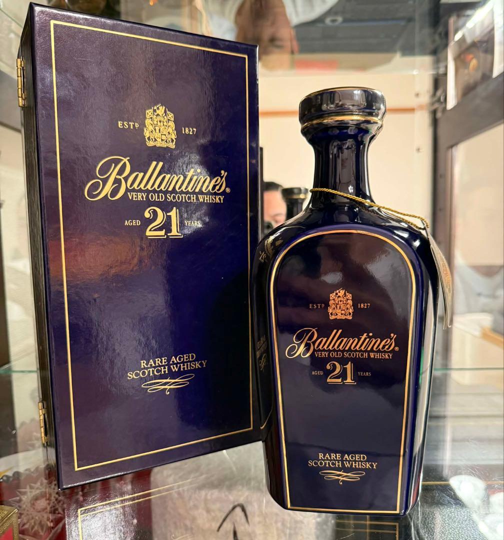 Ballantine's 21年 スコッチウイスキー 箱付き.