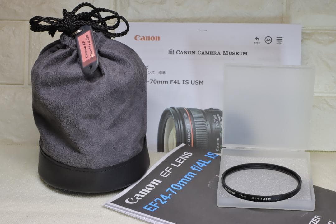 canon　EF24-70mm f4L IS USM　未使用に近い美品【最終型】