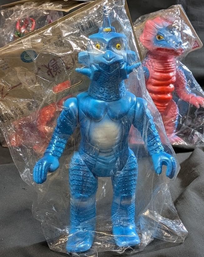 ウインダム＆ミクラス＆アギラ（ブルマァク復刻）未開封ソフビフィギュア３体セット