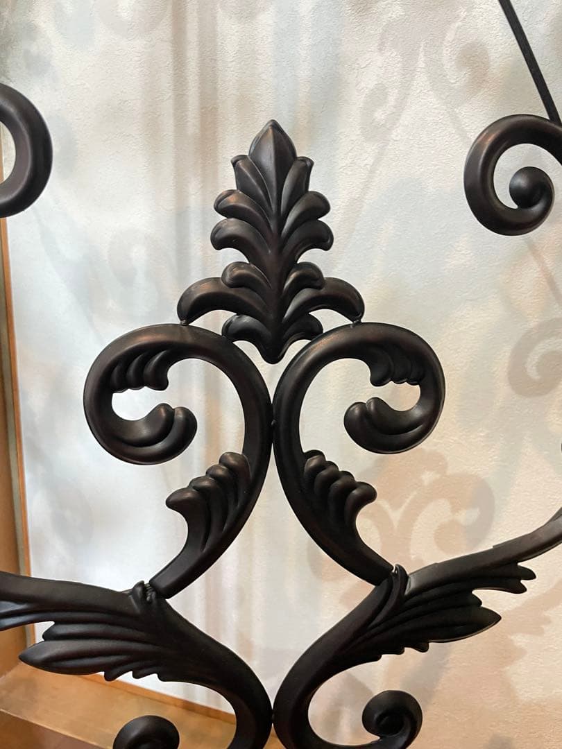 未使用品　アンティーク　アイアン3連パーテーション