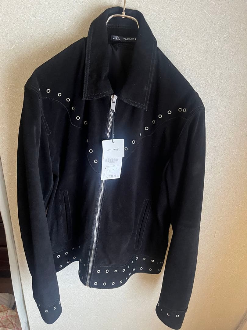 zara スエードレザージャケット 本革 S 40000円