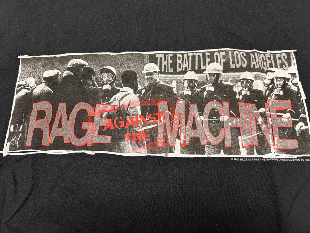 Rage against the machine 、ジャパンツアーTシャツ。