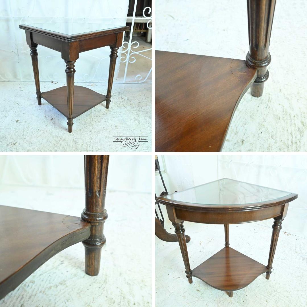 【早い者勝ち】L3705-264 英国アンティーク 丸テーブル ネストテーブル