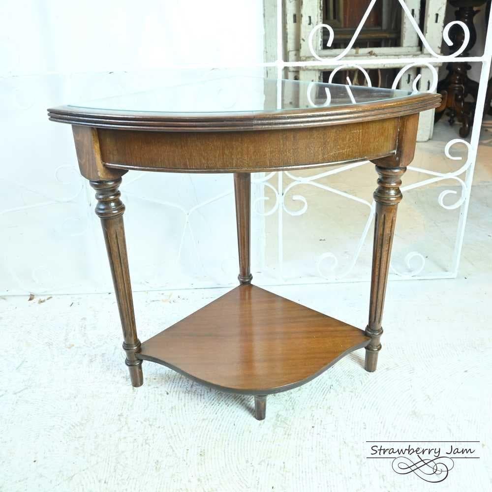 【早い者勝ち】L3705-264 英国アンティーク 丸テーブル ネストテーブル