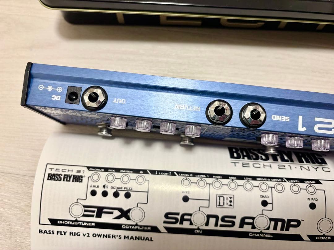 TECH21 BASS FLY RIG V2 マルチエフェクター テック21