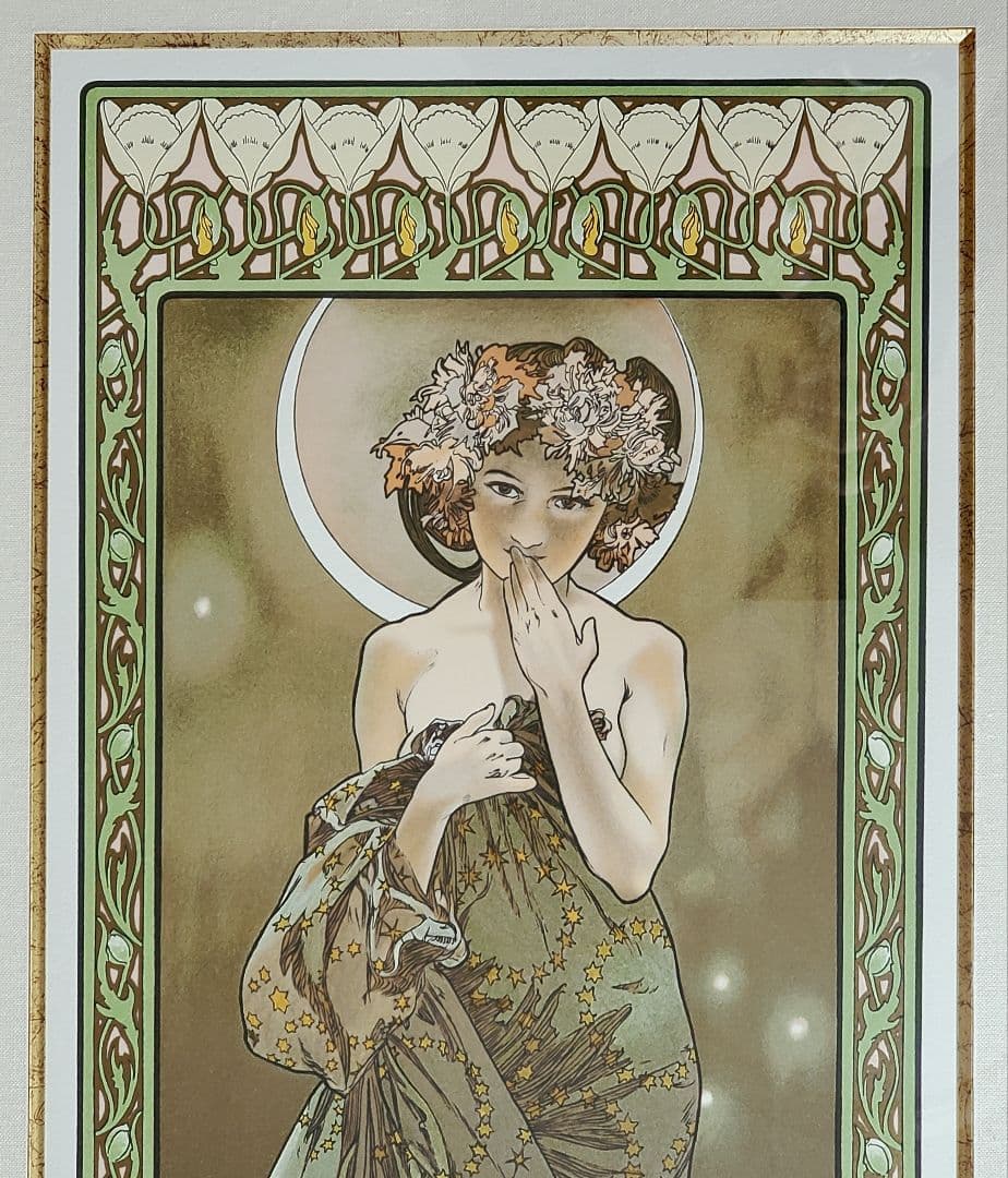 P*m様 【アルフォンス・ミュシャ】限定300部『月光』☆保証書＆証明書付きリト