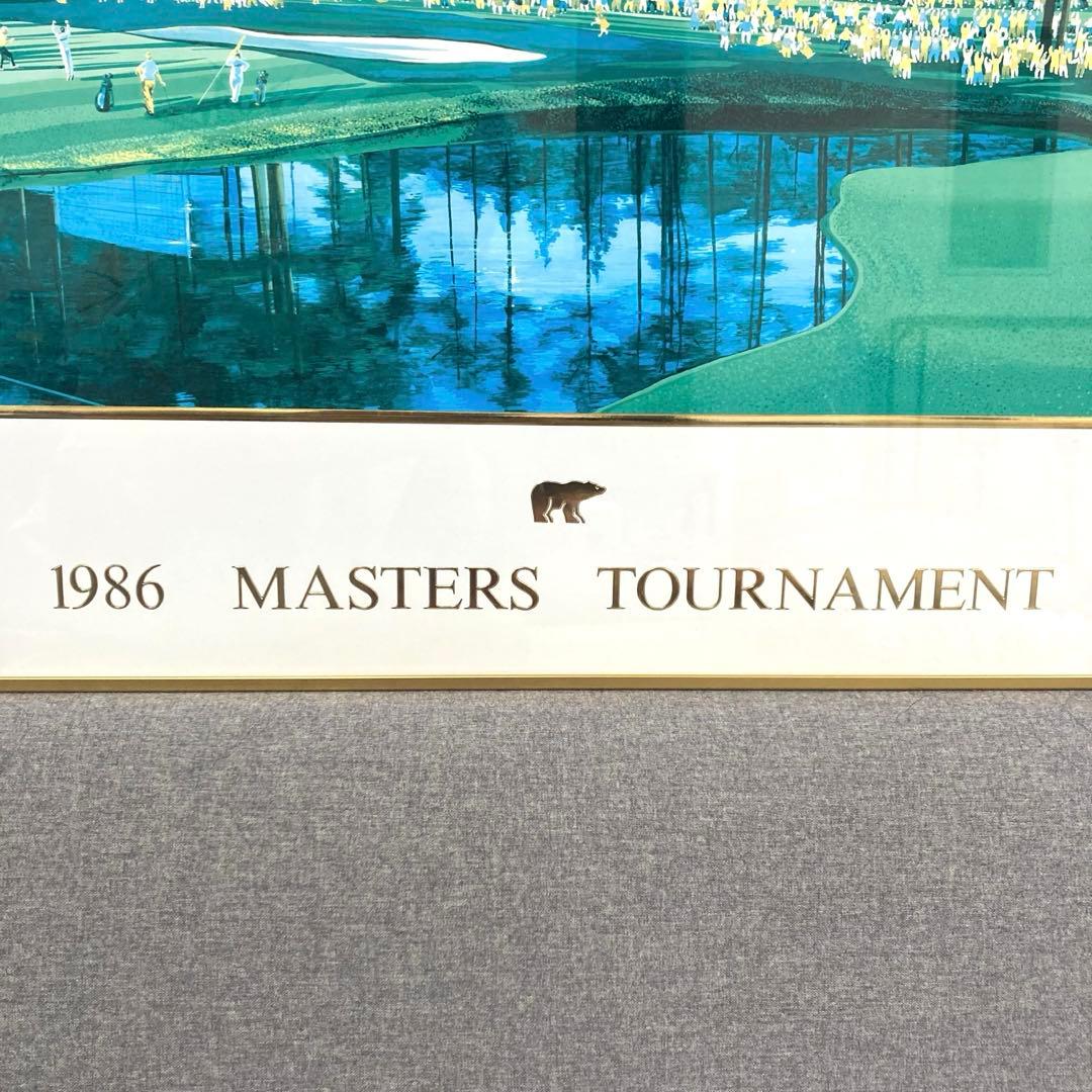 ヒロ・ヤマガタ　ジャックニクラウス　1986マスターズトーナメントアートポスター