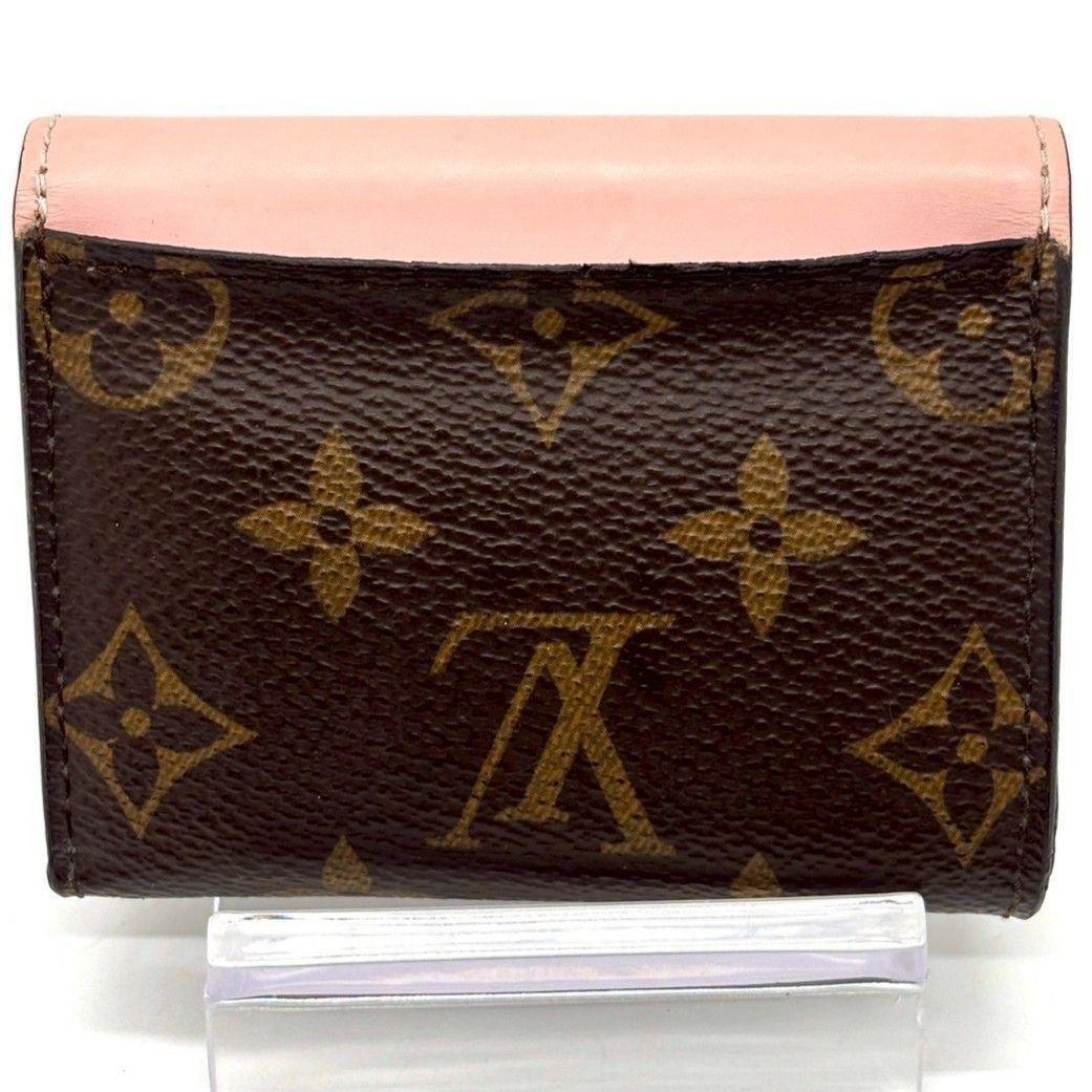 k*k様 美品★ ルイヴィトン　三つ折り財布 モノグラム ゾエ ローズバレリーヌ