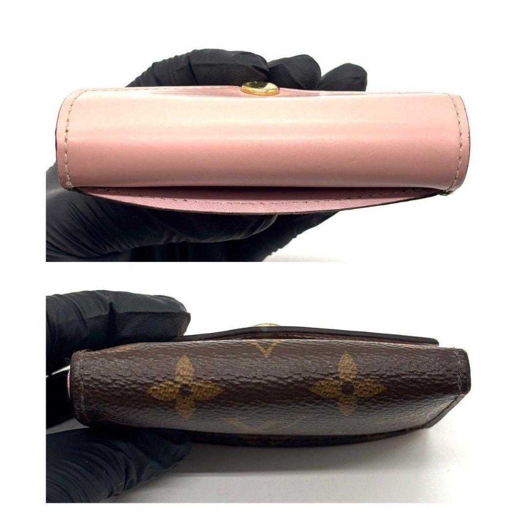 k*k様 美品★ ルイヴィトン　三つ折り財布 モノグラム ゾエ ローズバレリーヌ
