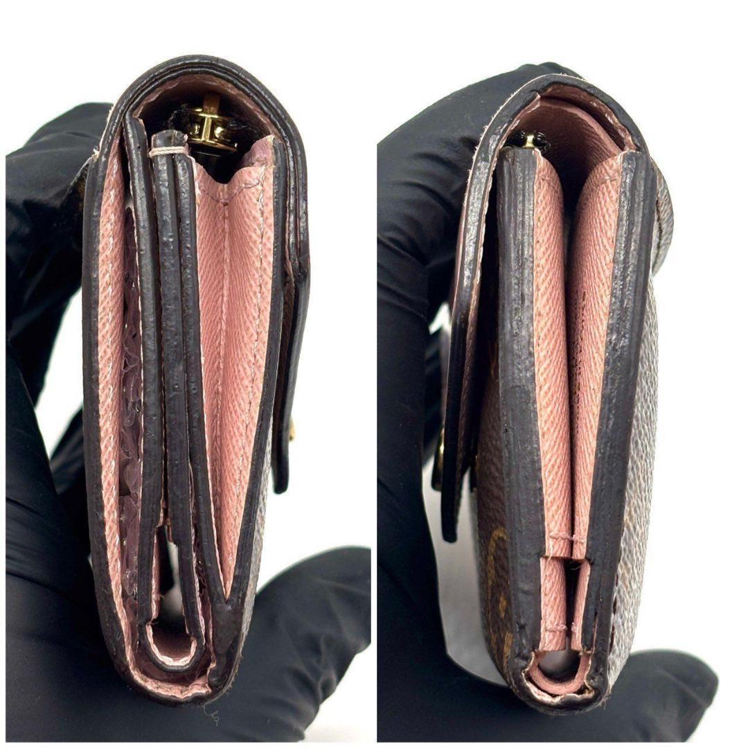 k*k様 美品★ ルイヴィトン　三つ折り財布 モノグラム ゾエ ローズバレリーヌ