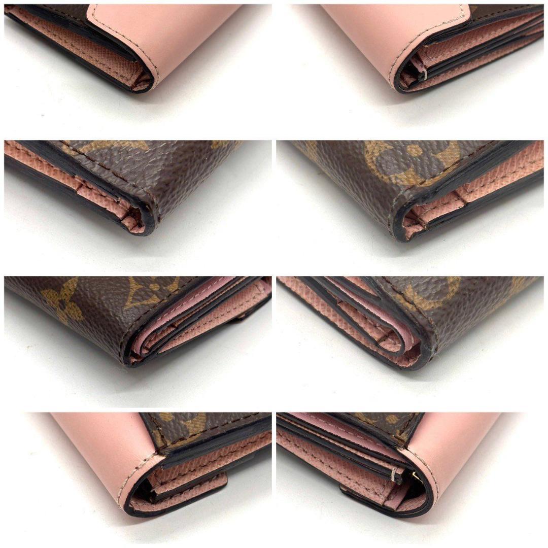 k*k様 美品★ ルイヴィトン　三つ折り財布 モノグラム ゾエ ローズバレリーヌ
