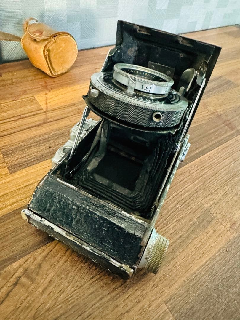 B.B.Semi First セミファスト ケース付き 蛇腹カメラ ジャンク