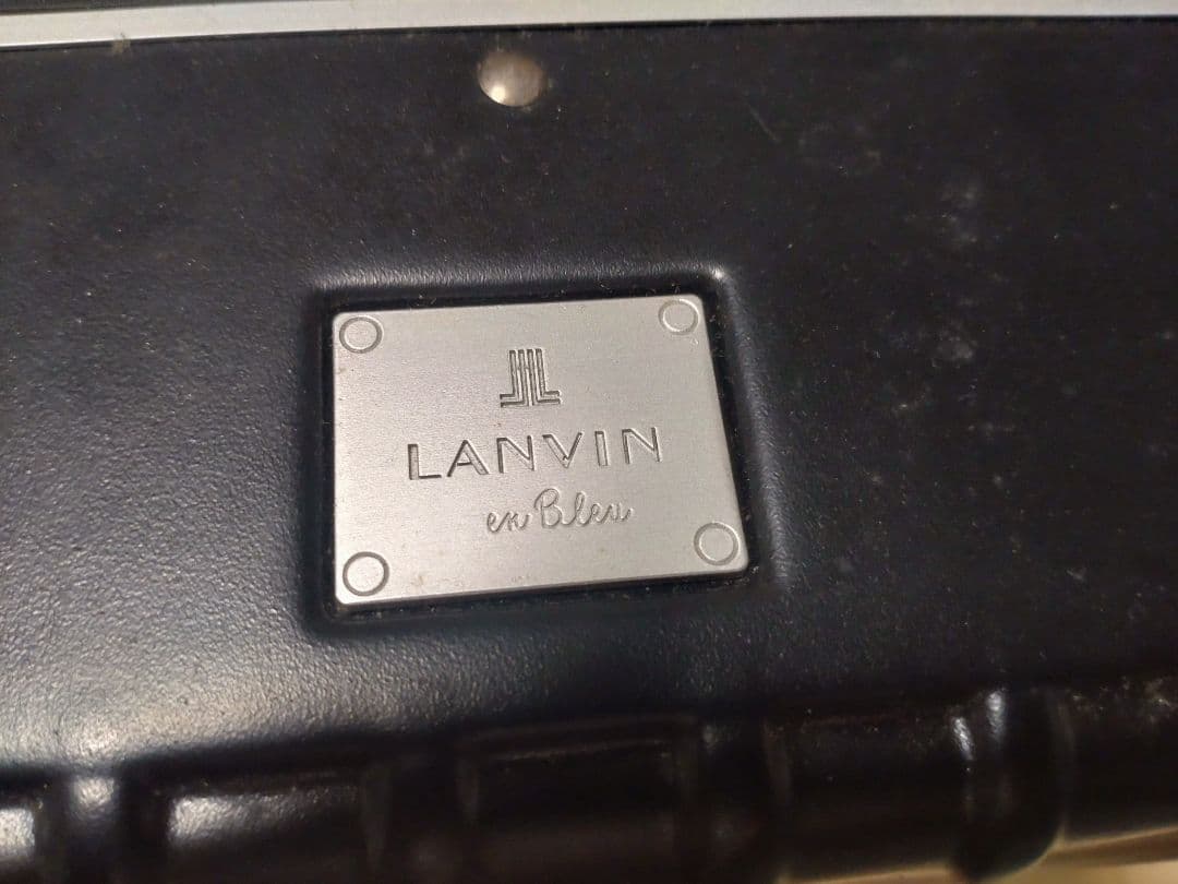 LANVIN en Bleu ブラックキャリーケース