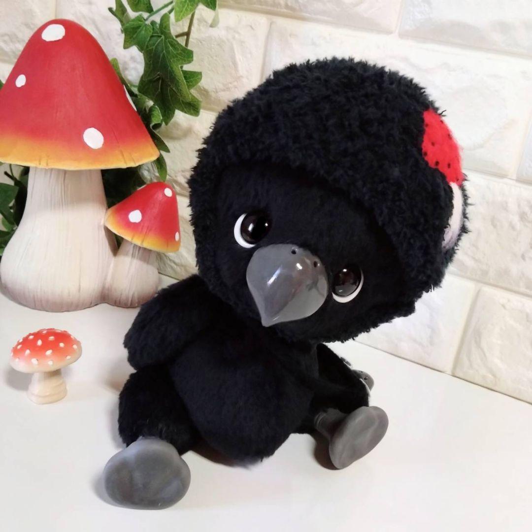 ぬいぐるみ✽アートドール✽カラスのかーくん✽手足可動✽大サイズ