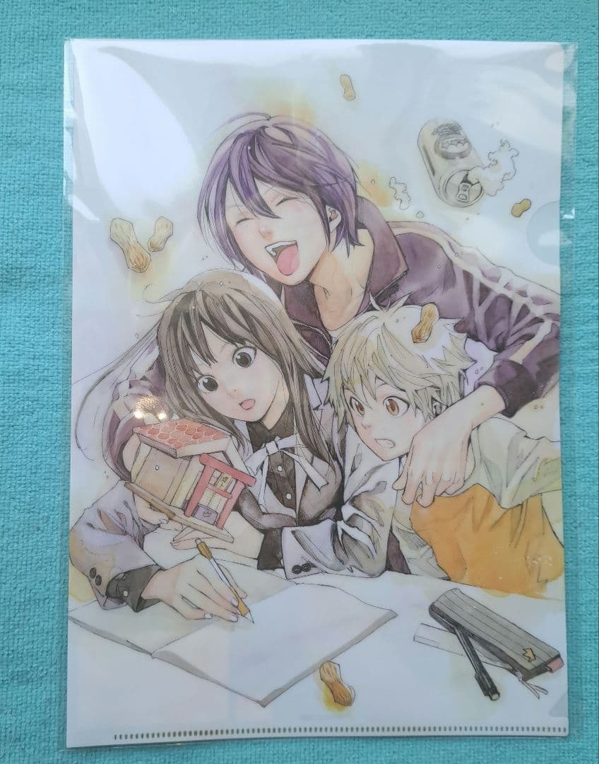 ノラガミ　まるくじ　アクリルボード　クリアファイル　計3点　夜ト　ひより　雪音