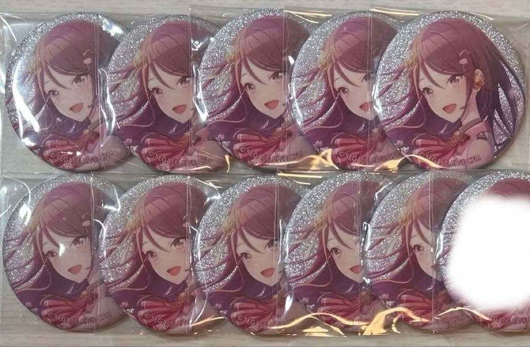 は*る様 プロセカ グリッター缶バッジ 星乃一歌