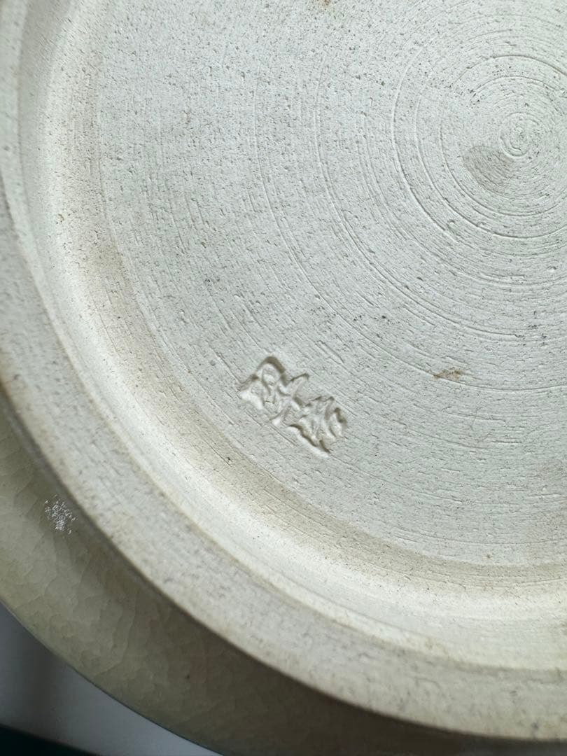 水指 平安翠浩作 御所車図 共箱 茶道具