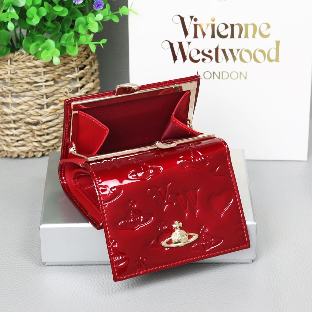 Vivienne Westwood ヴィヴィアン三つ折り財布 赤o 2