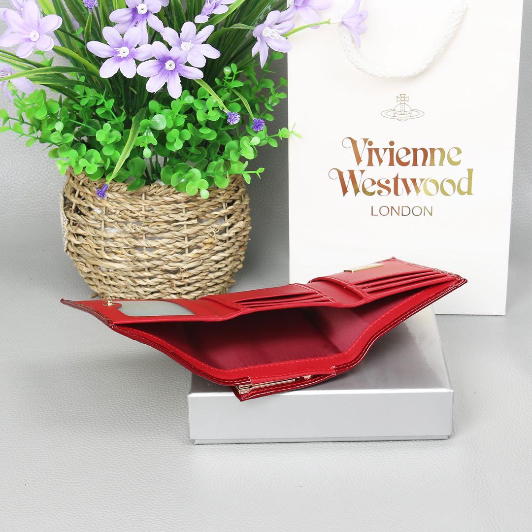 Vivienne Westwood ヴィヴィアン三つ折り財布 赤o 2