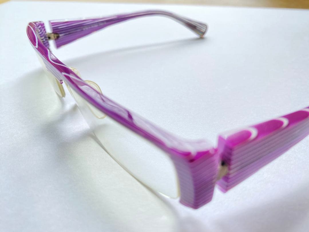 【入手困難】アランミクリ　alain mikli  パープルブラインドフレーム