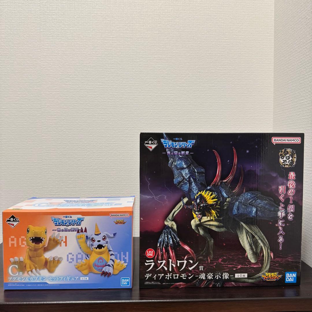 一番くじ デジモン シリーズ -光と闇の衝突- A&B&C&ラストワン セット