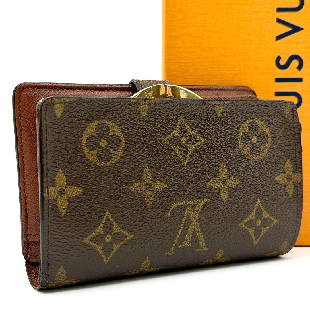 【美品】ルイヴィトン モノグラム ポルトモネ ビエ ヴィエノワ 財布 がま口
