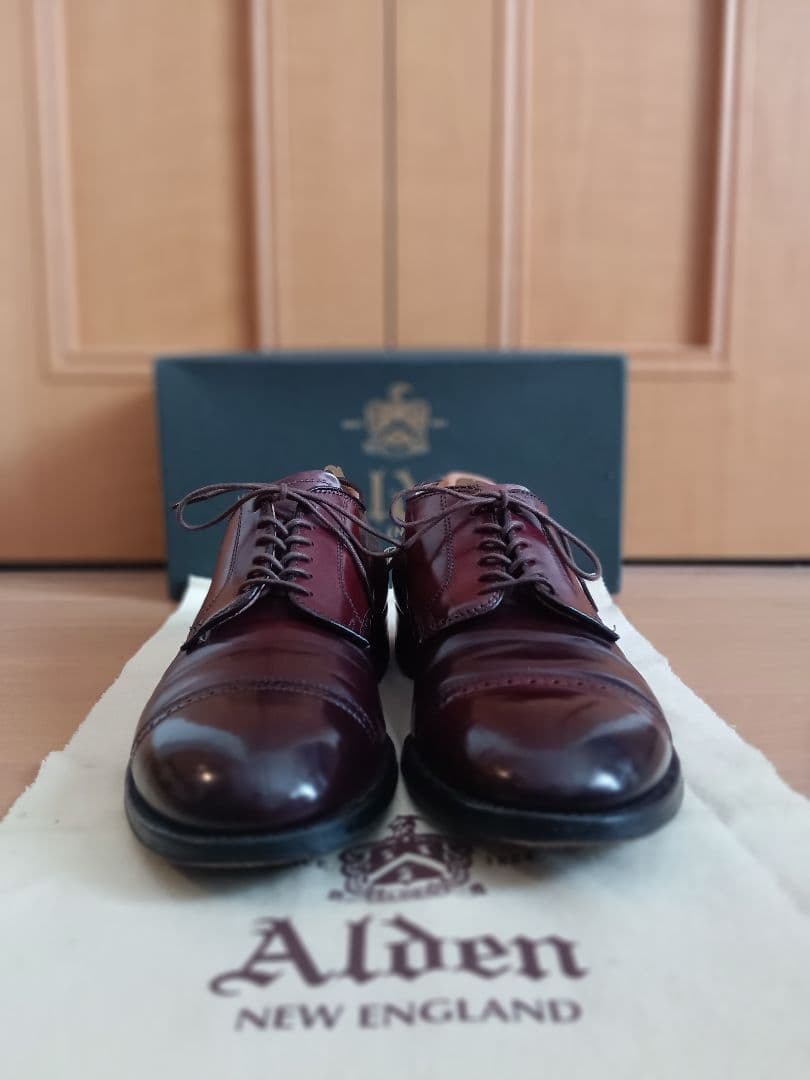 【極美品】Alden56201オールデンコードバンモディファイドラスト