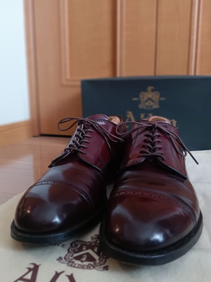 【極美品】Alden56201オールデンコードバンモディファイドラスト