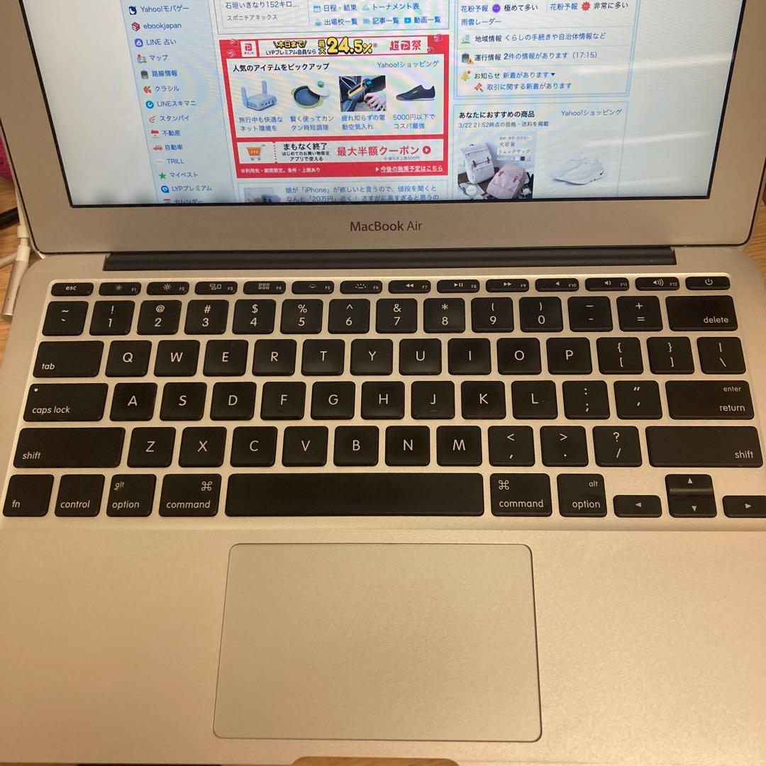 MacBook Air 11インチ A1370 USキー 難あり