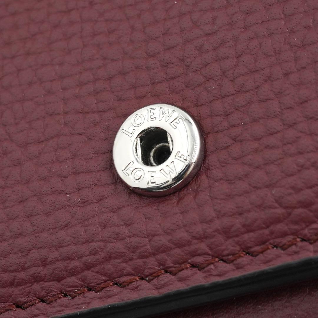 ✨未使用展示品・箱付き✨　LOEWE ミニ財布　トライフィールドウォレット