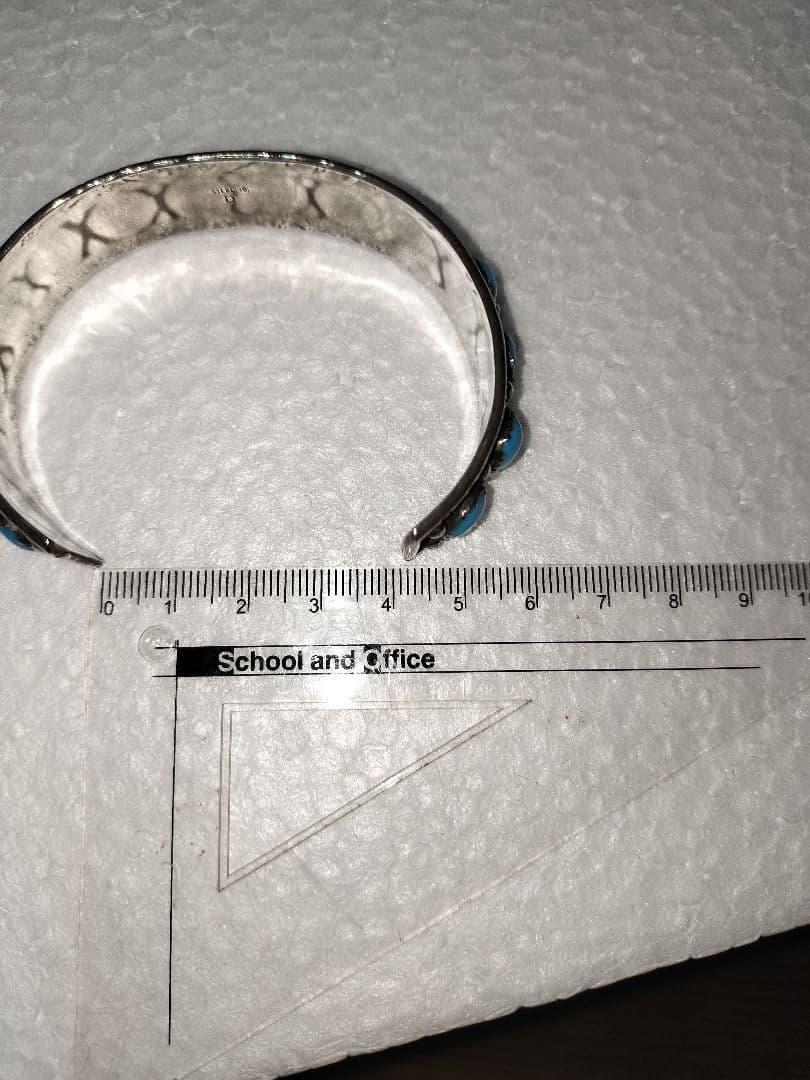 ナバホ　Navajo　ターコイズ　バングル