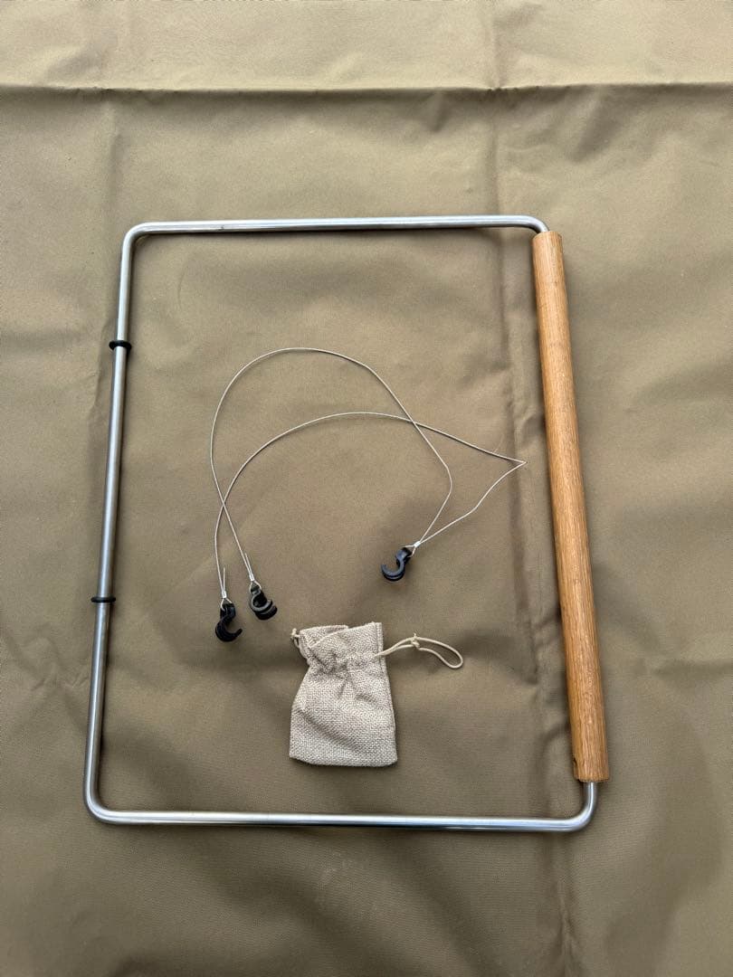 hxoモジュラーテーブル専用　バーナーサポートレッグ