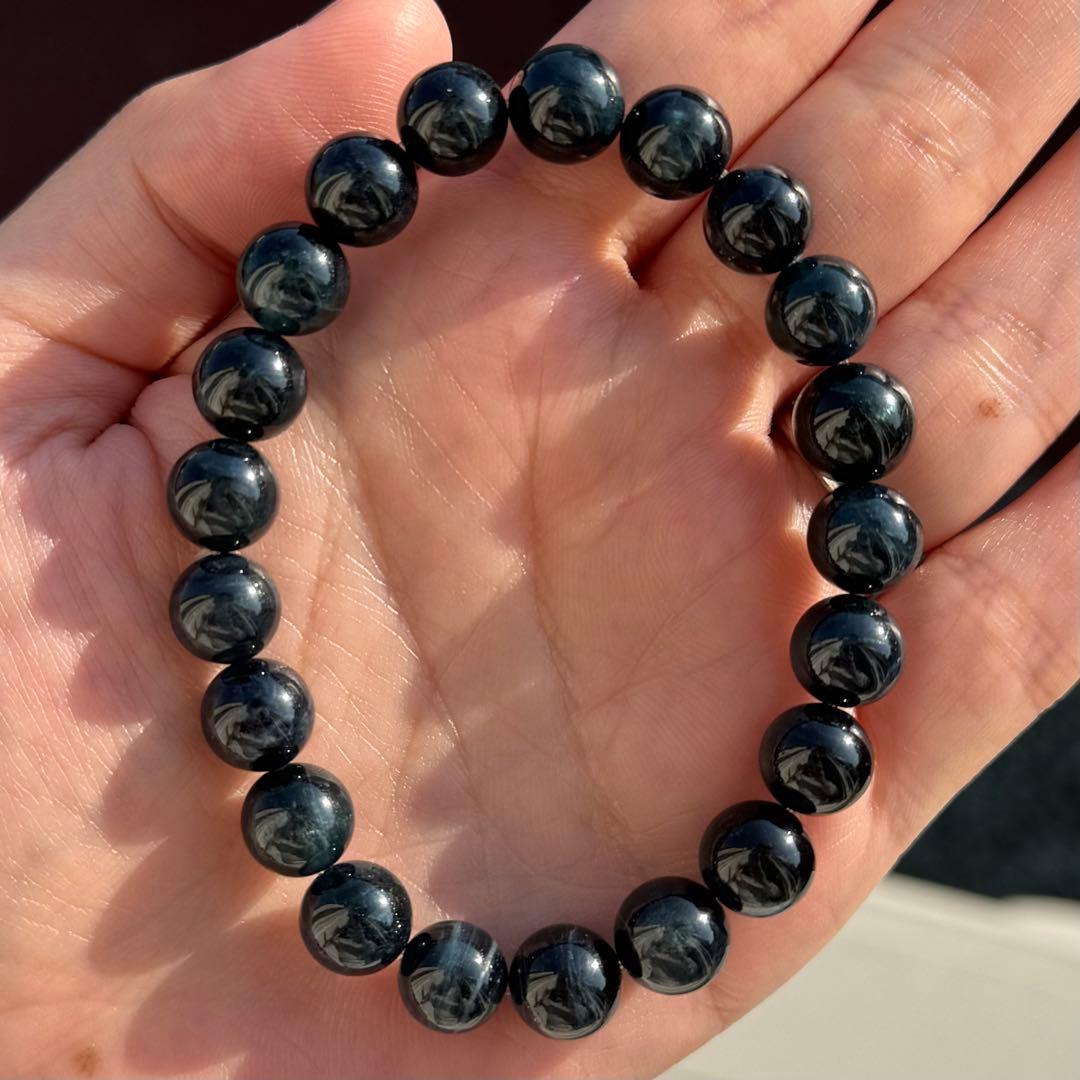 インディゴライトトルマリン　ブレスレット（9mm）