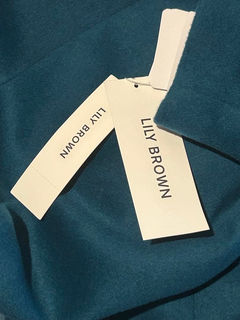 青 リリーブラウン チェスターコート