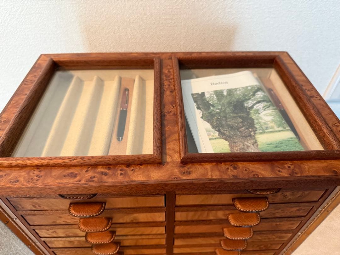 万年筆コレクターズボックス、100本入り、アグレスティー(イタリア)