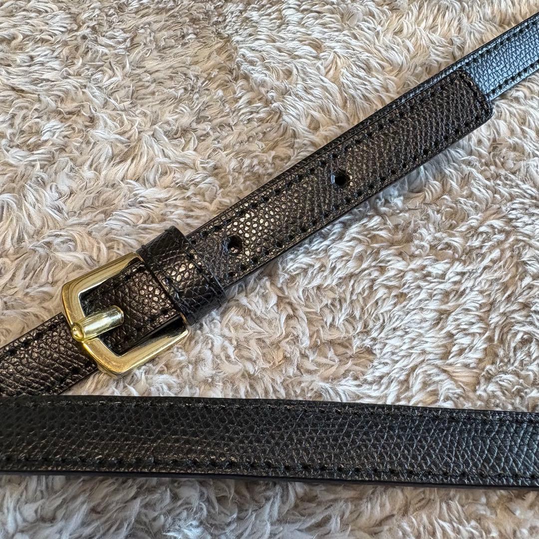 ◎美品◎ FURLA PIPER フルラ パイパー ブラックレザー ハンドバッグ