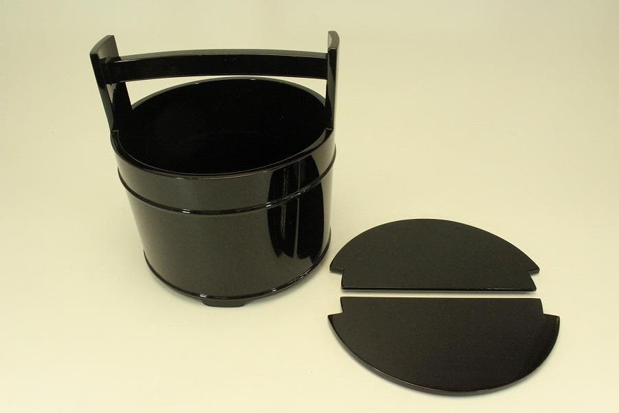 茶道具 真塗 手桶 水指(A801)