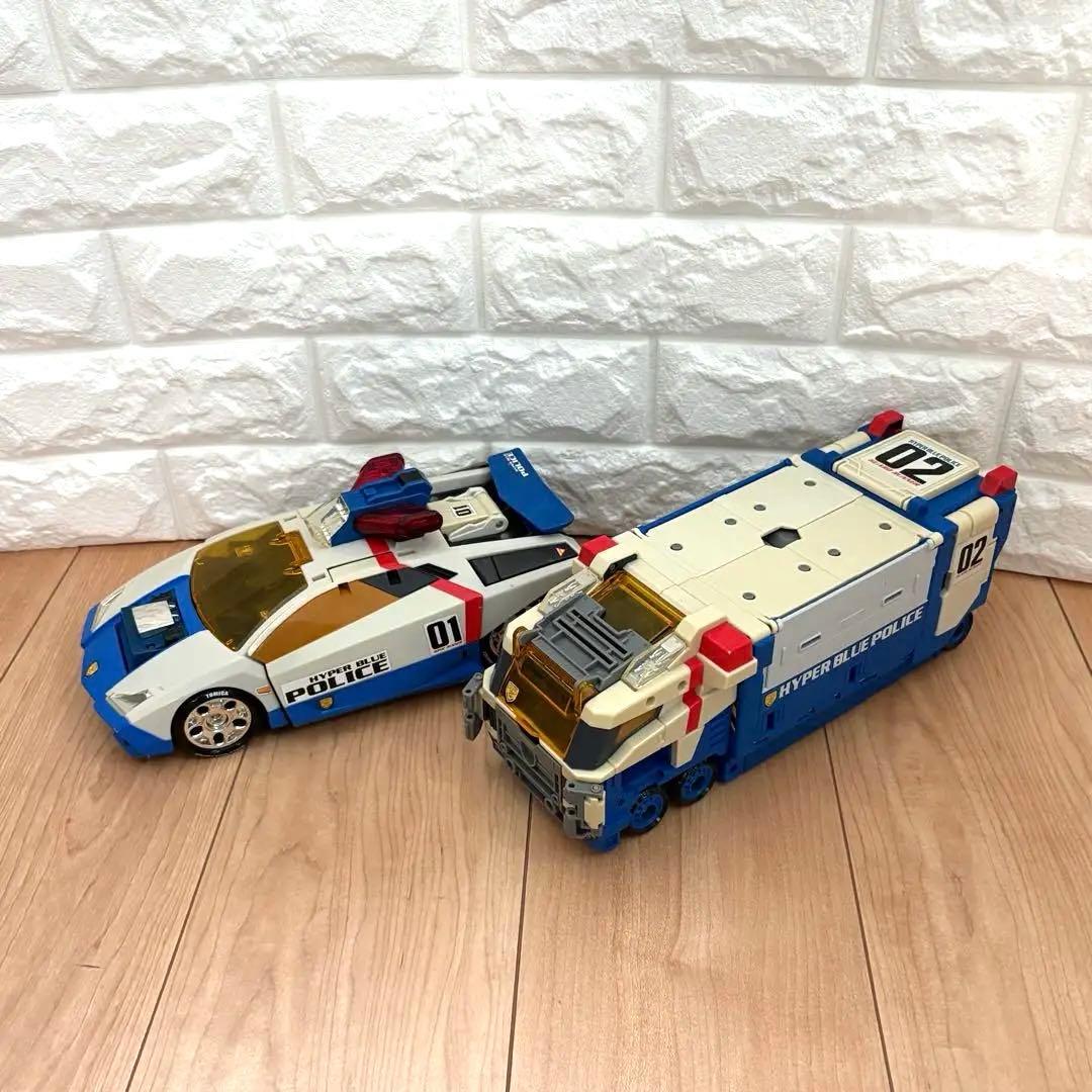 トミカ ハイパーレスキュー ハイパーブルーポリス レスキューショベル 人形セット