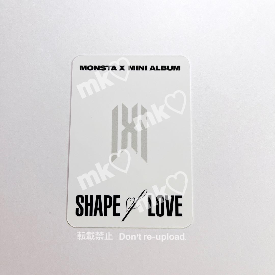 MONSTA X ミニョク Shape of Love 当選 トレカ