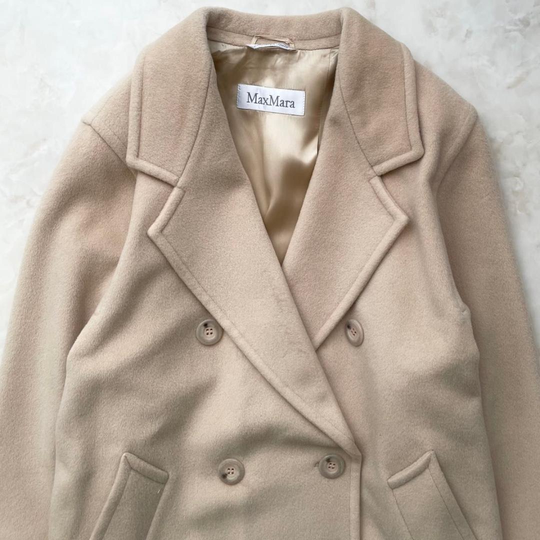 MaxMara チェスターコート　ロングコート ダブルボタン　40 L 白タグ