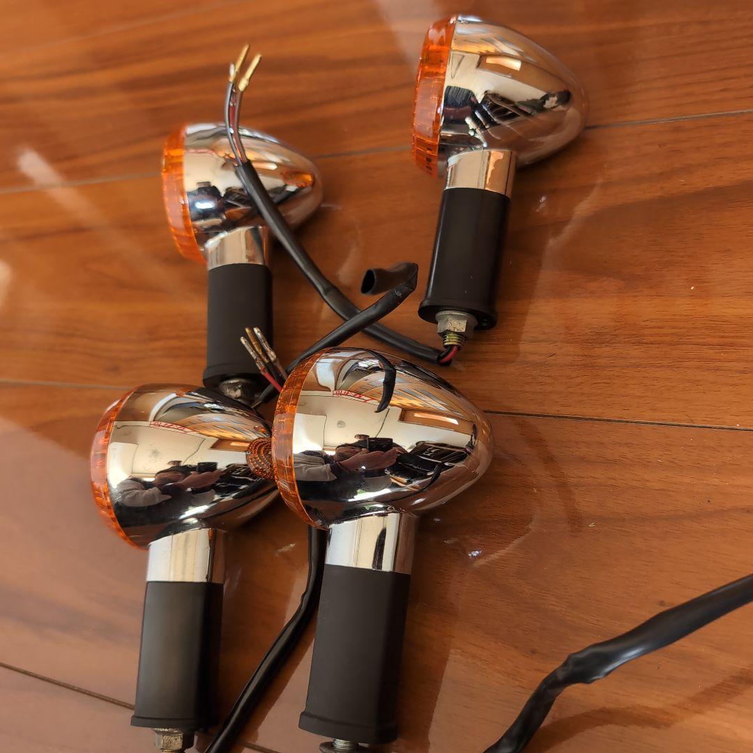 カワサキゼファー750純正オレンジ球形ウィンカー4個セット