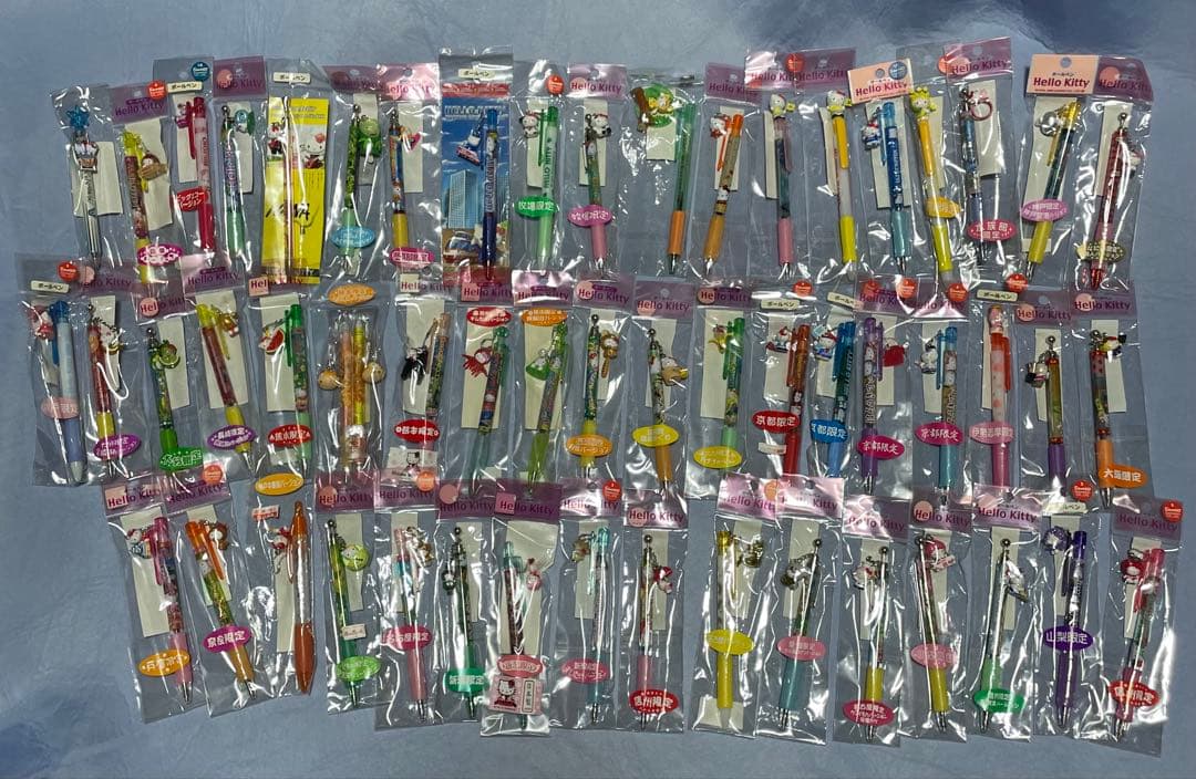 新品未開封ご当地キティボールペン&シャーペン83本セット