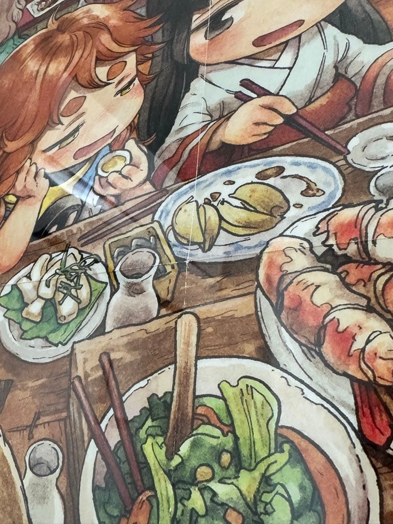 【非売品】ハクメイとミコチ　B2サイズポスター　額縁付き