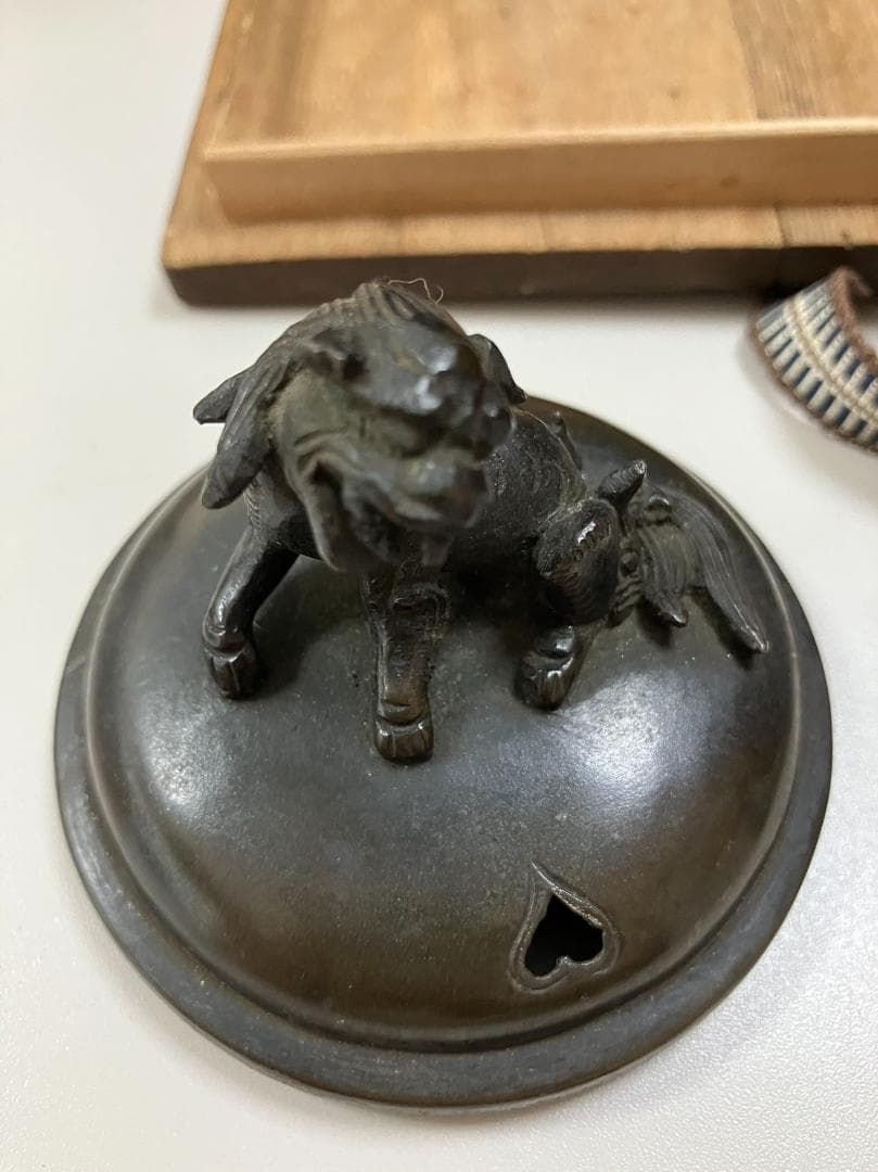香炉　獅子