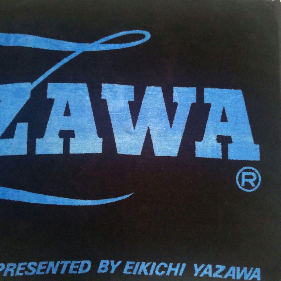 矢沢永吉 ロゴ スペシャルビーチタオル ブラック 黒地×青文字　レア