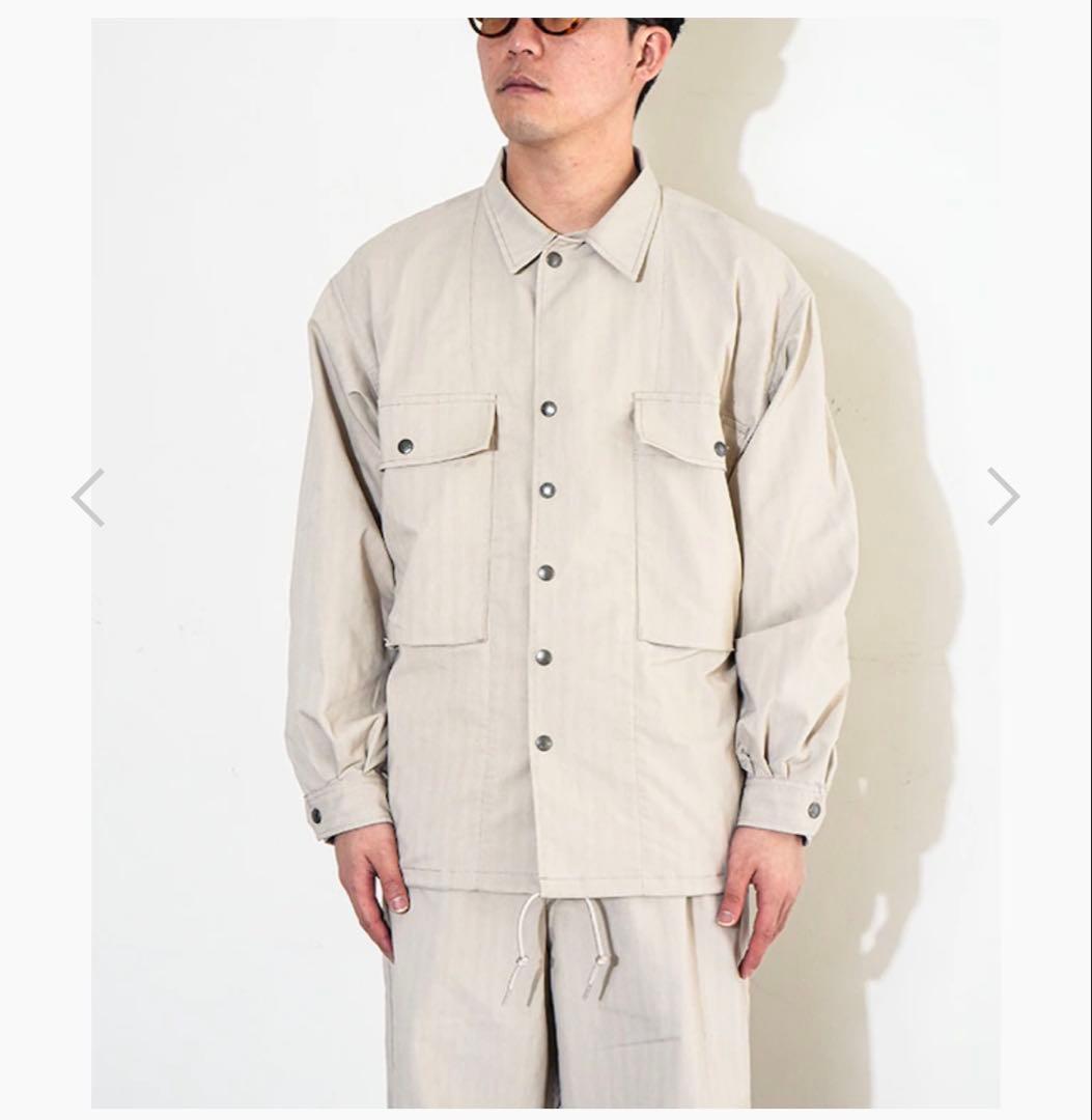 PURPLE LABEL ヘリンボーンフィールドシャツジャケット