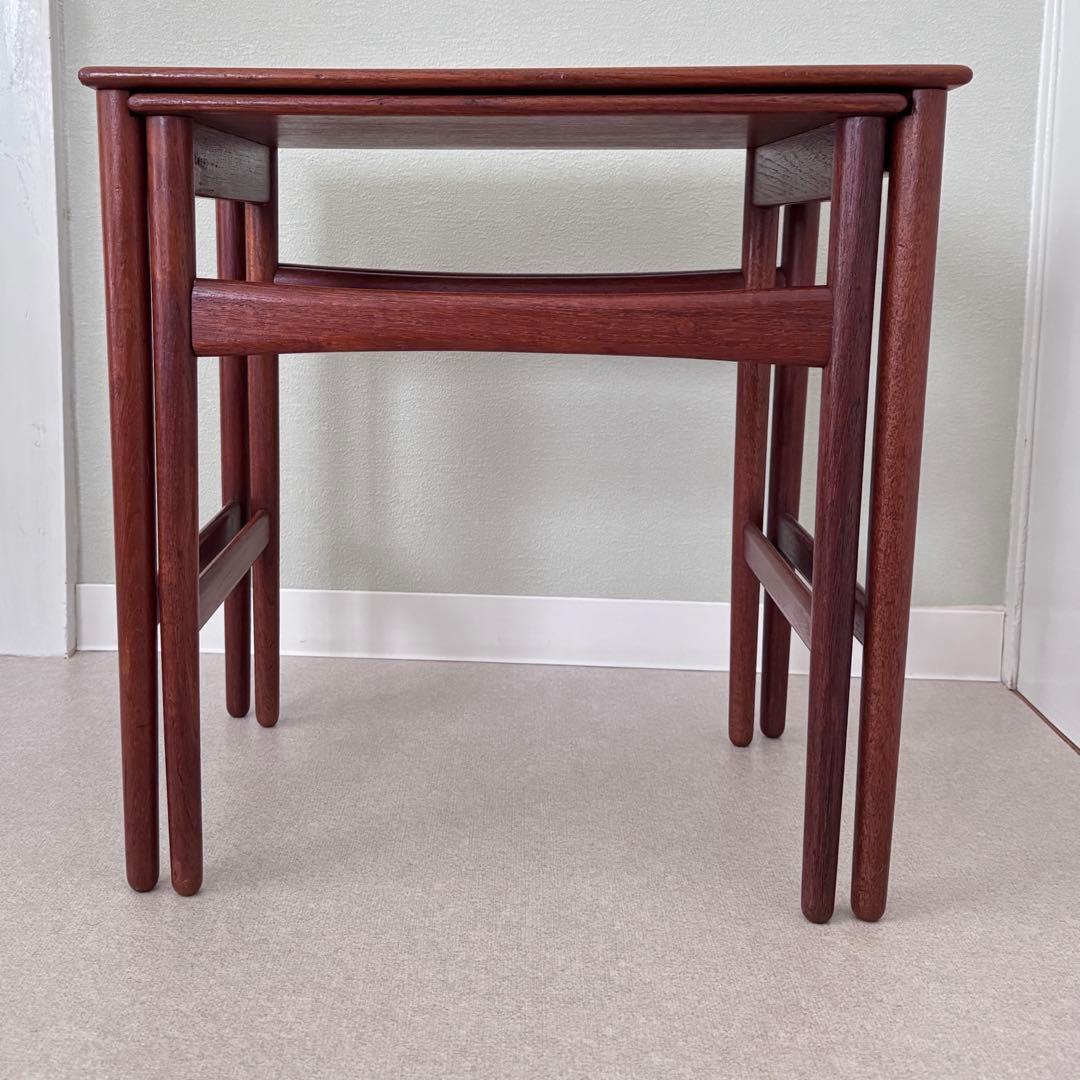 Hans J.Wegner(ハンス・J・ウェグナー)　チーク無垢 ネストテーブル