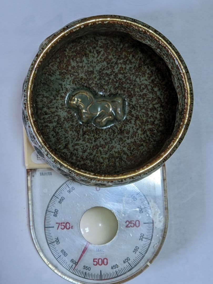 ♦相馬焼珍物 レア物大堀相馬焼 相馬駒焼 抹茶碗 茶碗 茶道具 古美術品 骨董品