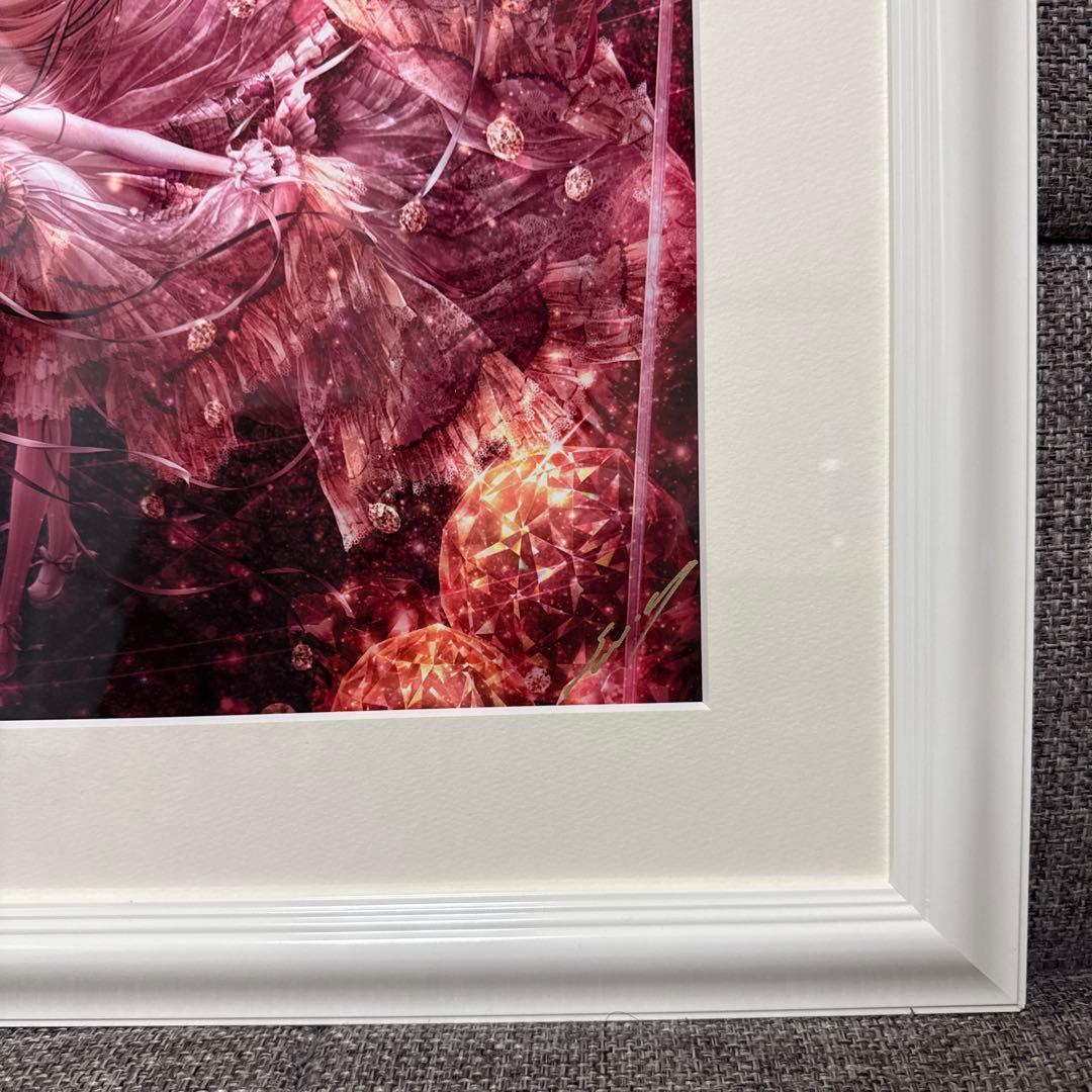 直筆サイン入り てぃんくる BIANCO AUDACE 複製原画 軸中心派