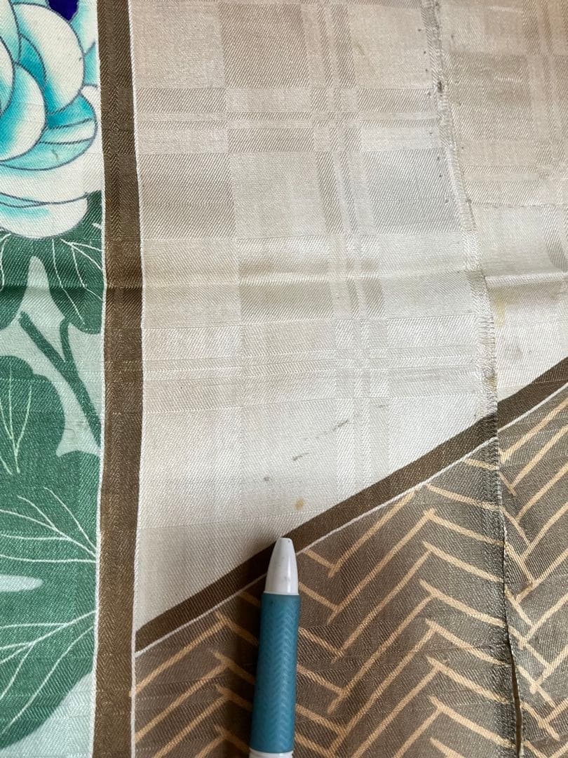 加賀のれん　菊柄　郷土　花嫁のれん